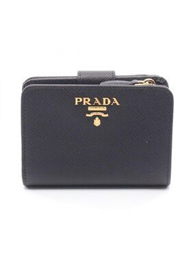 Prada Bifold Wallet Saffiano Metal Leather
